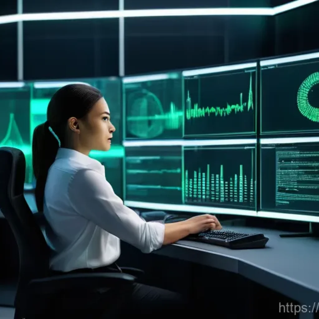 AI 보안 솔루션 전문가 - **Prompt:** A highly focused cybersecurity expert, mid-30s, gender-neutral, wearing smart business c...