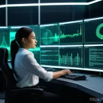 AI 보안 솔루션 전문가 - **Prompt:** A highly focused cybersecurity expert, mid-30s, gender-neutral, wearing smart business c...