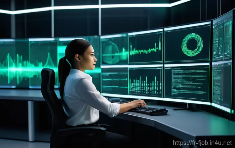 AI 보안 솔루션 전문가 - **Prompt:** A highly focused cybersecurity expert, mid-30s, gender-neutral, wearing smart business c...